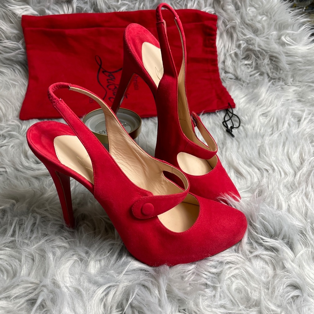 Christian Louboutin Mary Jane Heels, size 40.5